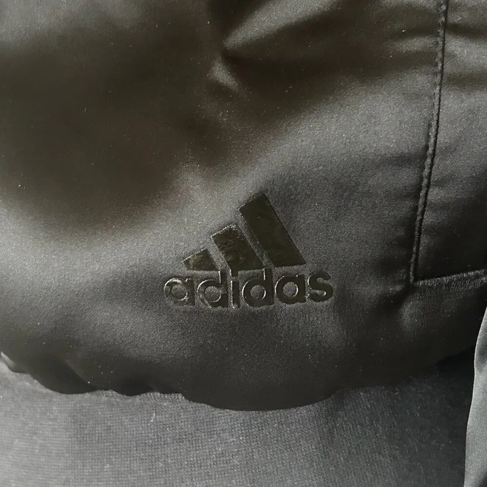 Adidas GLAM ON BOMBER JACKET, BLACK, SIZE XS - Picture 5 of 9